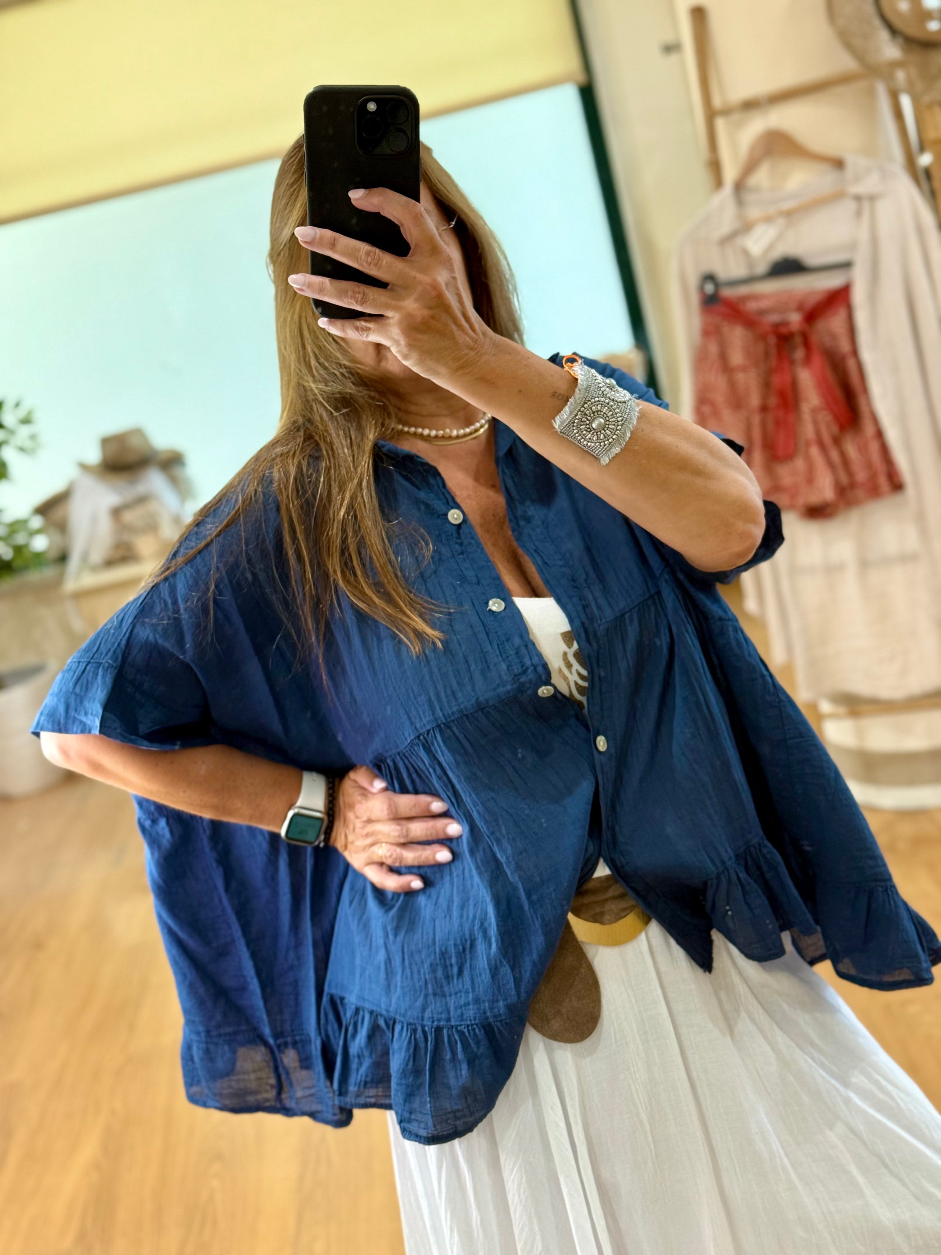 Camisa Marinha