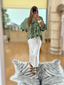 Camisola Folhos